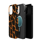 Leopard Print Impact-Resistant iPhone Case with MagSafe Compatibility  Shamo's
