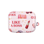 AirPods Case — 'Like a Boss' Pink Cosmetic Pattern Protective Case
