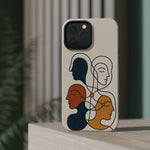 "Connected Lines" Minimalist iPhone Case — MagSafe, Magnetic Impact-Resistant  Shamo's