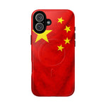 China Flag iPhone Case | MagSafe  Shamo's iPhone 16 Plus / Glossy