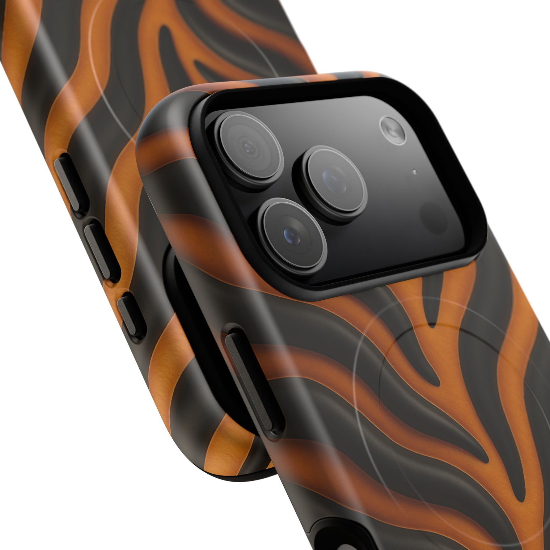 Fierce Tiger Striped iPhone Case - Works with MagSafe - Shamo's