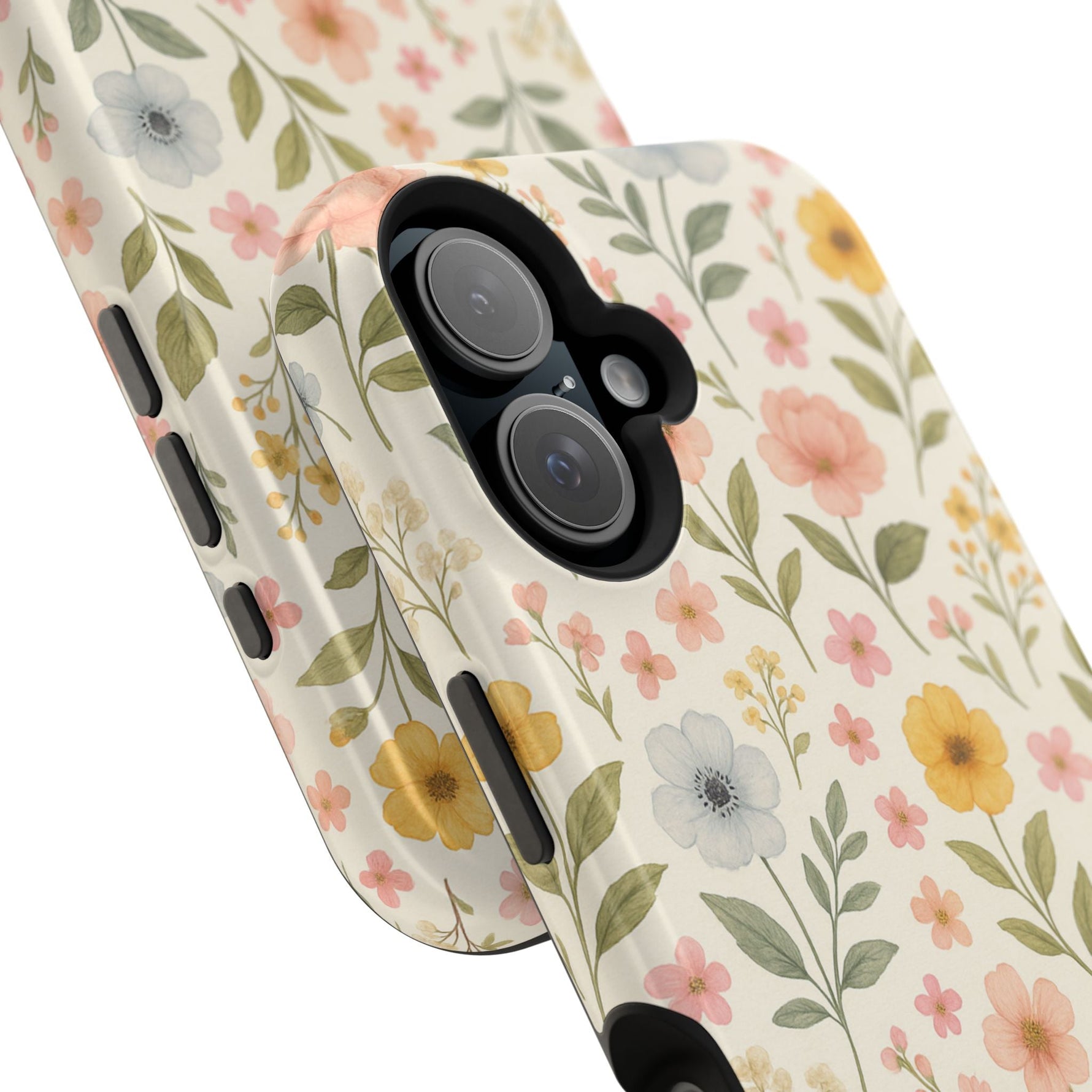 Floral Garden Impact iPhone Case with MagSafe compatibility  Shamo's