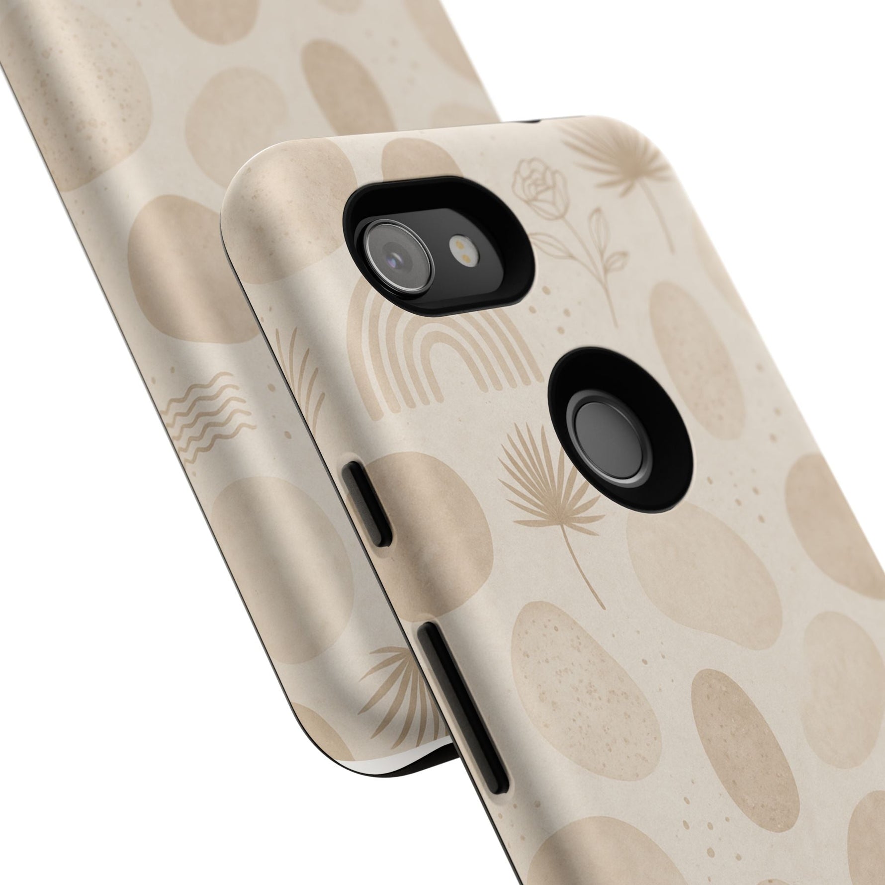 Neutral Pebble Pattern Tough iPhone Case  Shamo's
