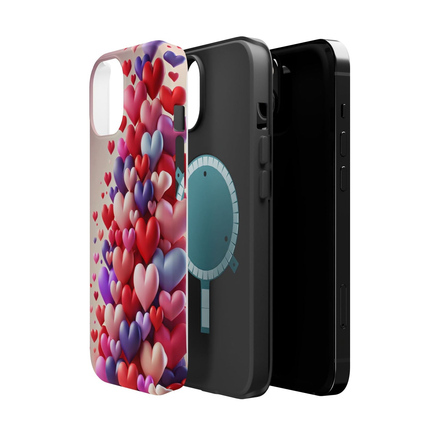 Love Hearts MagSafe iPhone Case — Magnetic, Impact-Resistant  Shamo's