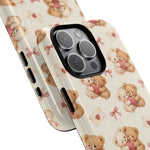 Telefoonhoesje met MagSafe met teddybeer verliefd