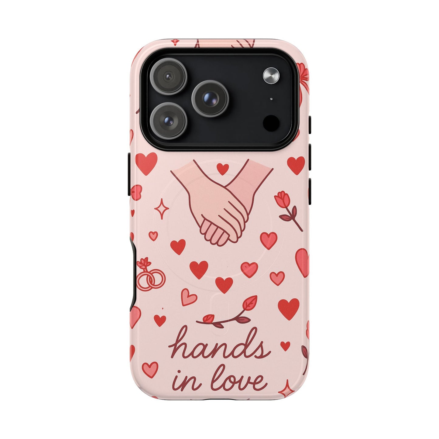 Hands in Love iPhone Case - Compatible with MagSafe  Shamo's iPhone 17 Pro / Glossy