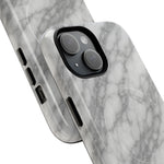 Silver Mist Marble iPhone Case with MagSafe - Shamo's