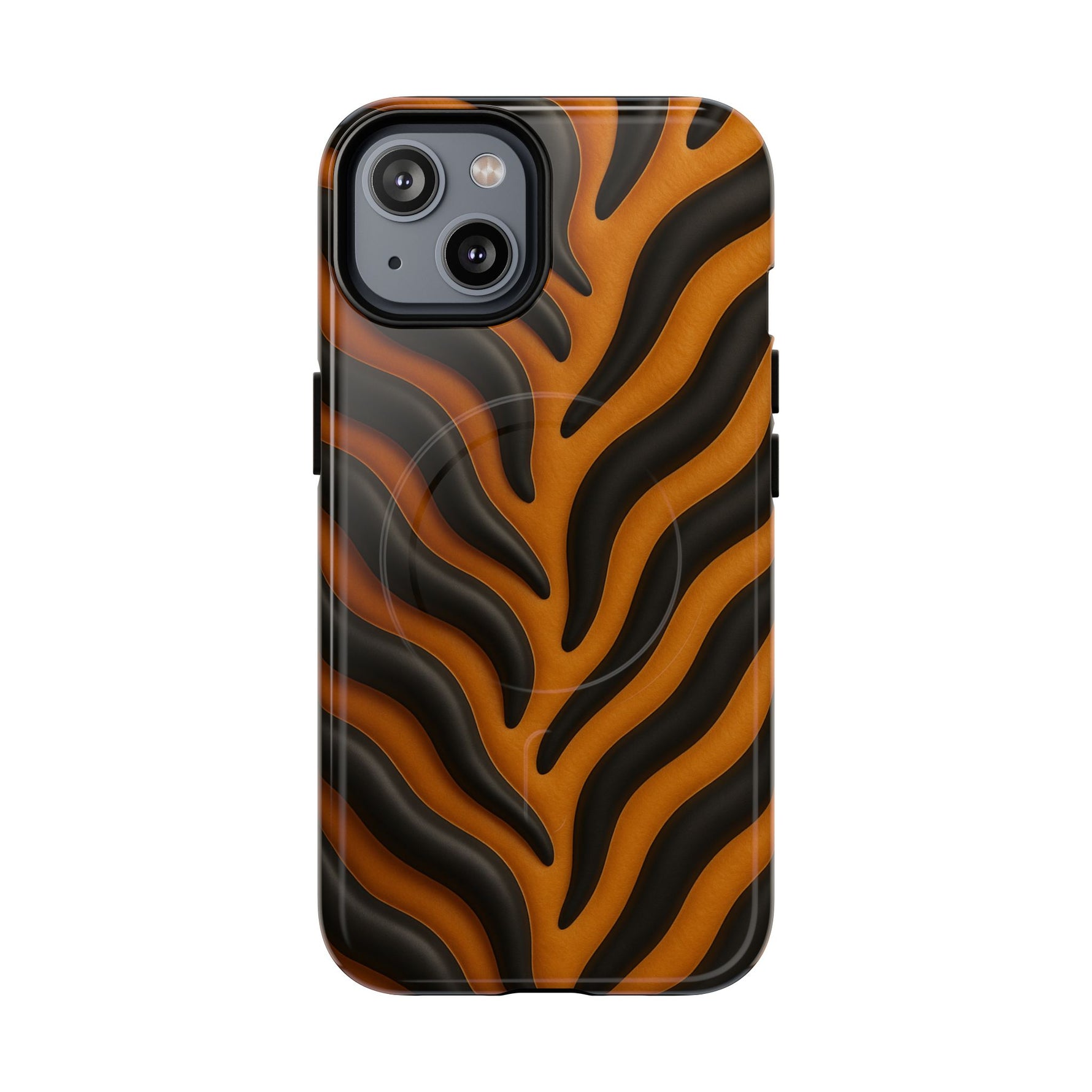 Fierce Tiger Striped iPhone Case - Works with MagSafe - Shamo's