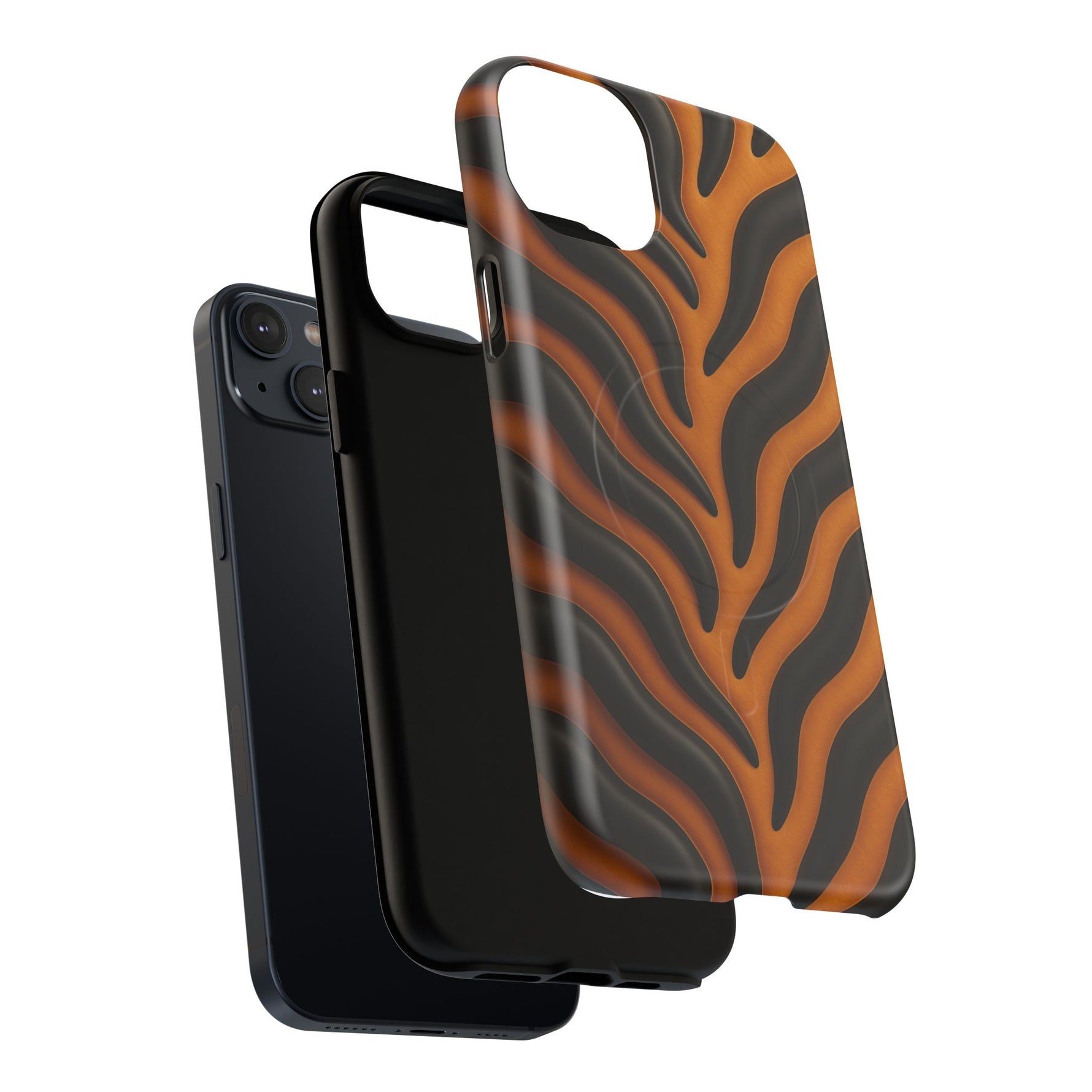 Fierce Tiger Striped iPhone Case - Works with MagSafe - Shamo's