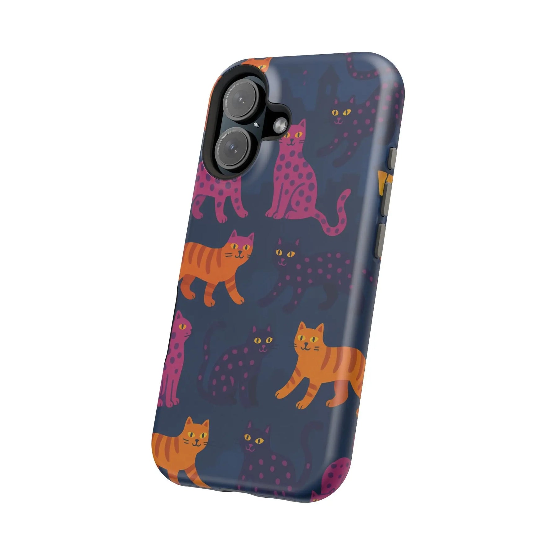 Colorful Cat Phone Case - MagSafe Impact-Resistant - Shamo's
