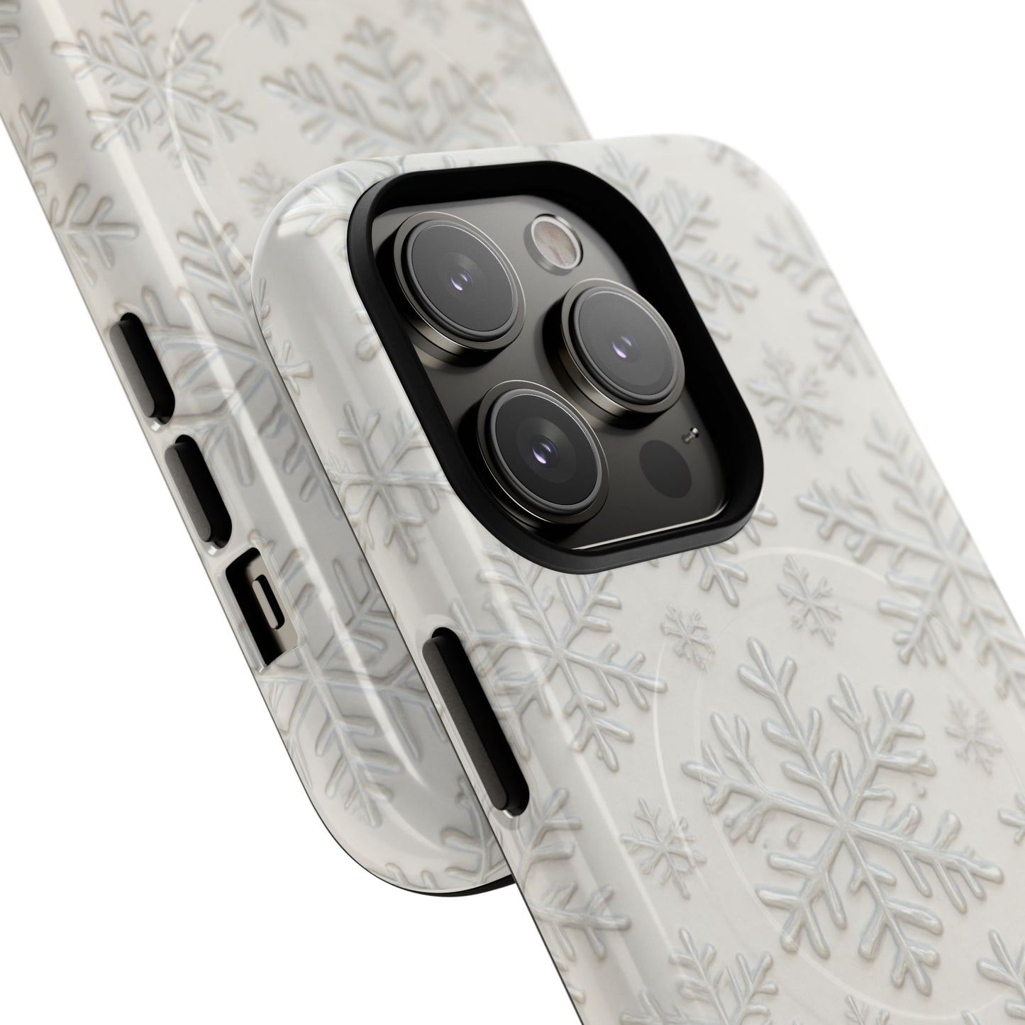 Snowflake Texture iPhone Case compatible with MagSafe