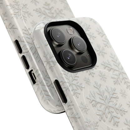 Snowflake Texture iPhone Case compatible with MagSafe