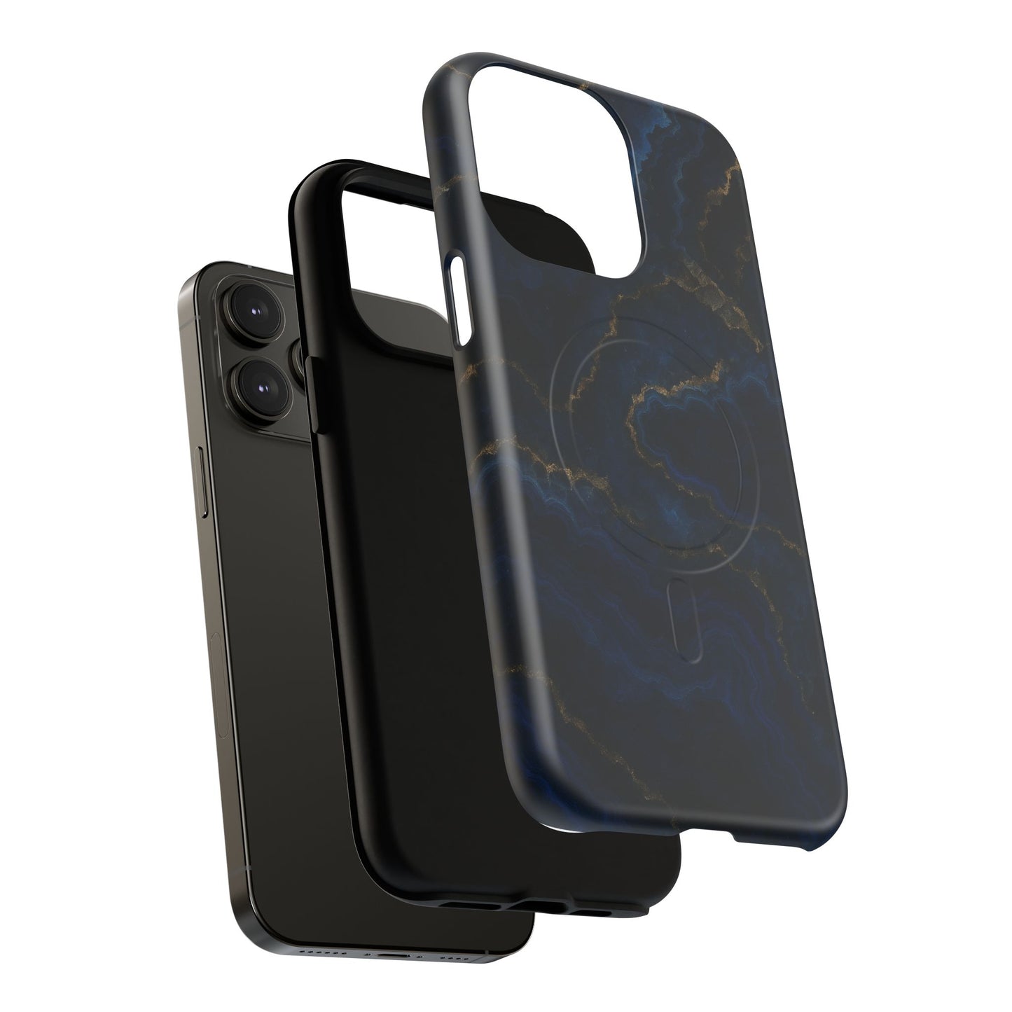 Midnight Marble iPhone Case with MagSafe
