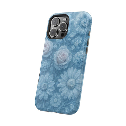 Frozen Beauty Floral Rose iPhone Case | MagSafe compatible  Shamo's