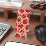 Pomegranate Pattern Phone Stand — Foldable Mobile Display Stand