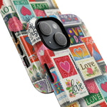 Vintage Romantic Love Stamp iPhone Case | Tough Protection + MagSafe  Shamo's