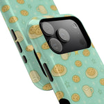 Cookie & Coffee Pattern Tough iPhone Case — Impact-Resistant  Shamo's