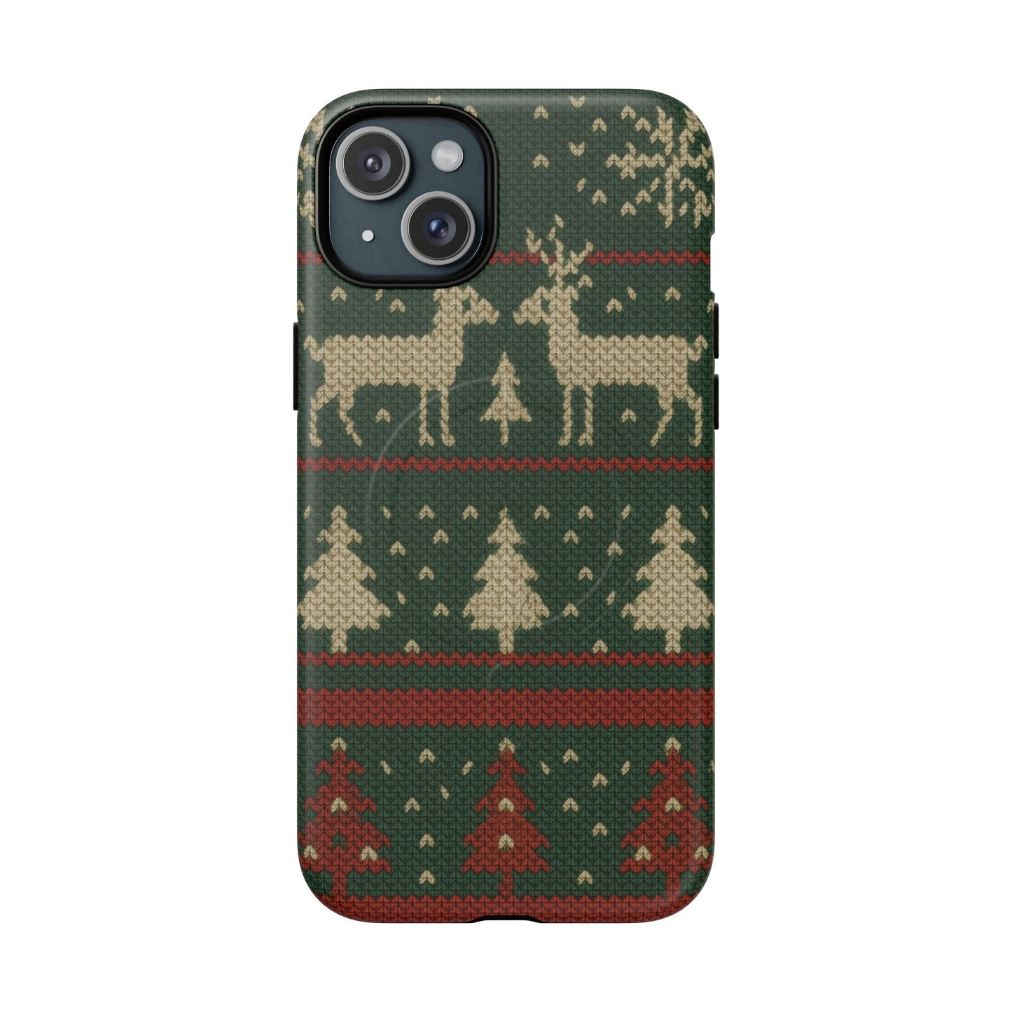Holiday Knit Reindeer MagSafe Tough iPhone Case