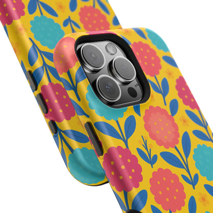 Vibrant Floral MagSafe Phone Case