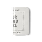 Personalized Flip Wallet Phone Case – Custom Photo & Text Wallet Cover