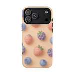 Fruitful 3D Strawberries Berries Tough Magnetic MagSafe Phone Case