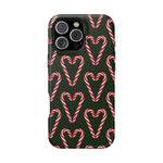 Candy Cane Heart MagSafe Impact-Resistant iPhone Case  Shamo's iPhone 16 Pro Max / Matte