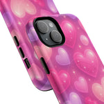 Glitter Hearts Cases for iPhones with MagSafe - Shamo's