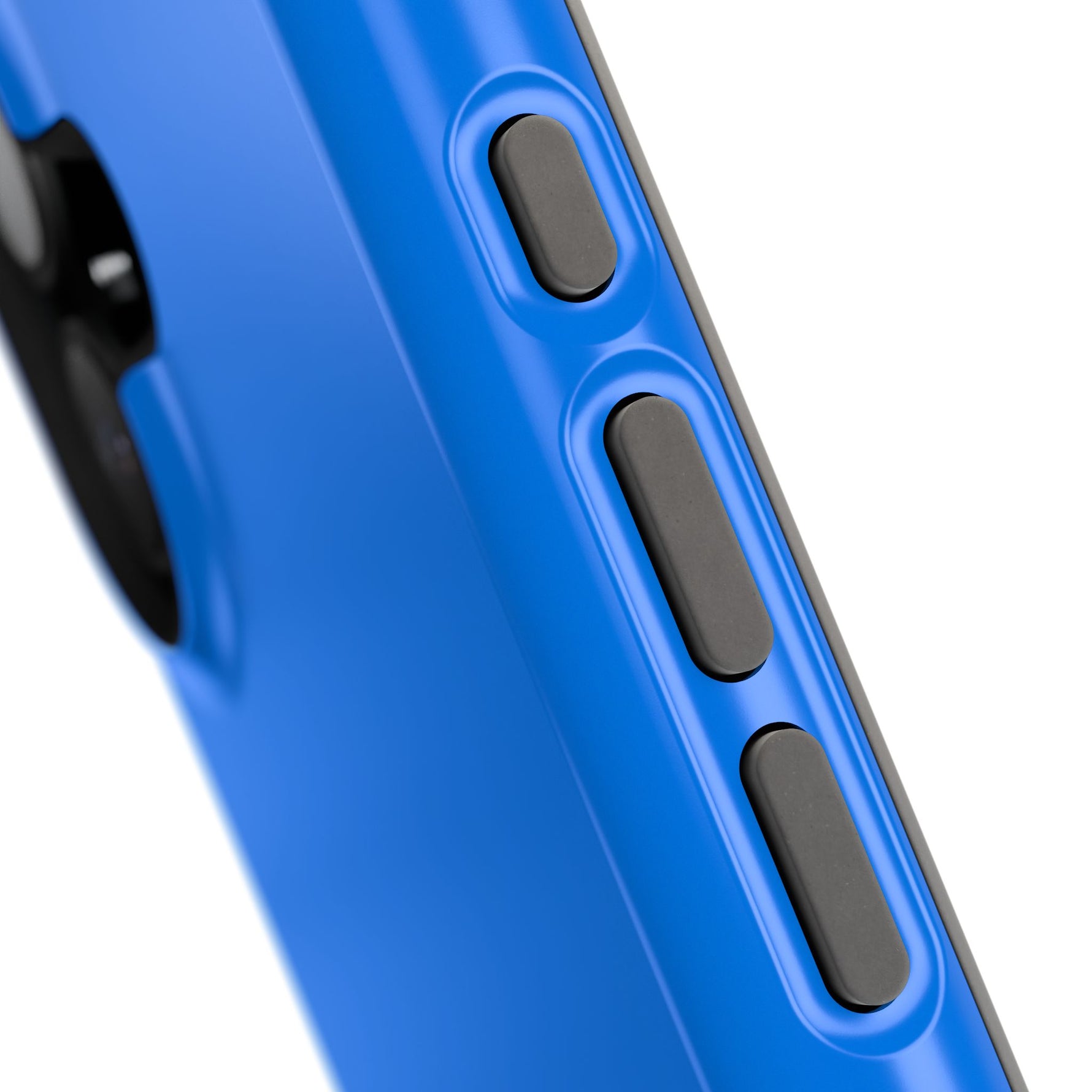 Cobalt Pop Blue Solid Color Impact-Resistant iPhone Case | Slim Shockproof MagSafe-Compatible