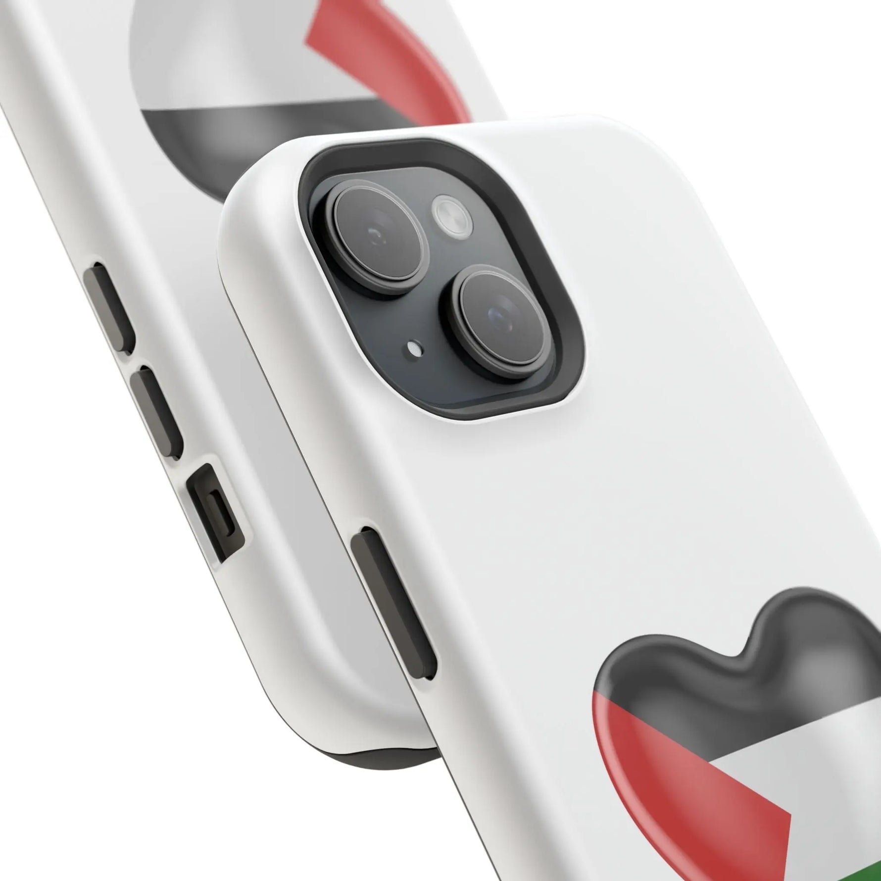 MagSafe Tough Cases with Palestinian flag in heart shape - Shamo's