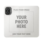 Personalized Flip Wallet Phone Case – Custom Photo & Text Wallet Cover