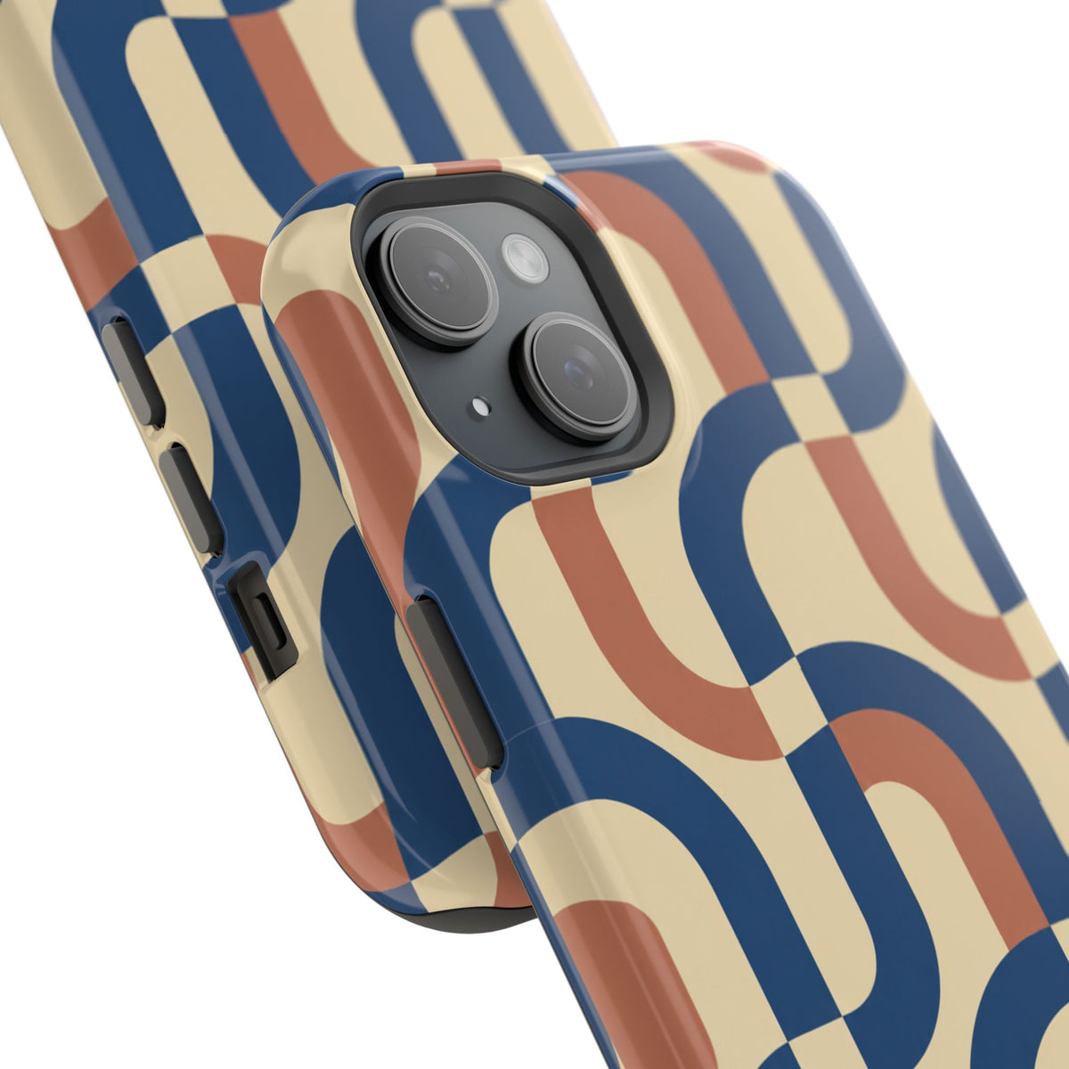 Mod Ribbon – Retro Geometric MagSafe Phone Case