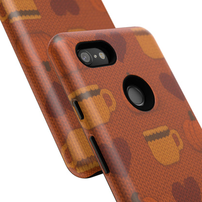 Fall Pumpkin & Coffee iPhone Case