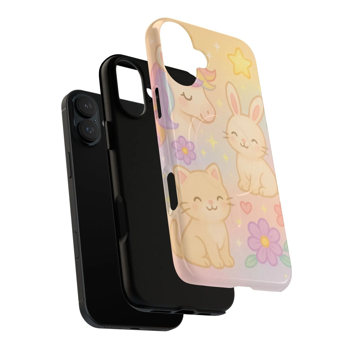 Magical Animal Friends iPhone Case with MagSafe