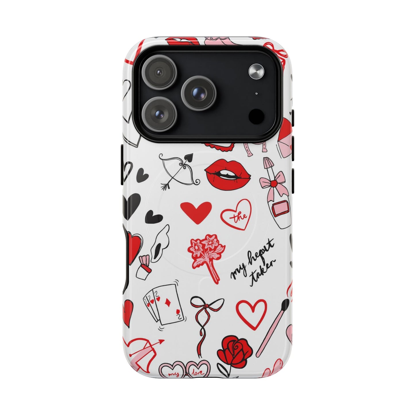 Love Doodle Tough iPhone Case (MagSafe compatible)