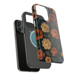 Floral Vintage Rose Magnetic Impact iPhone Case with MagSafe  Shamo's