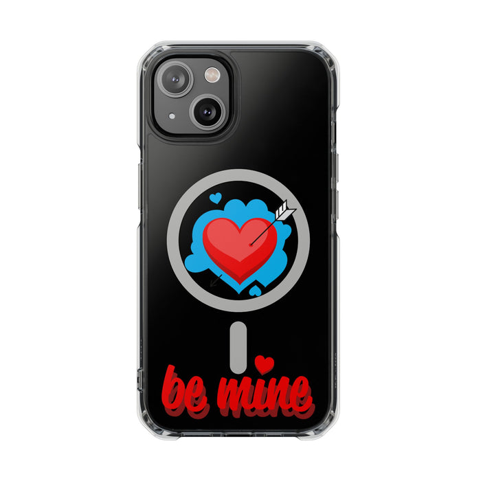 Magnetic Clear Phone Case | Compatible with MagSafe | Be Mine Love Edition