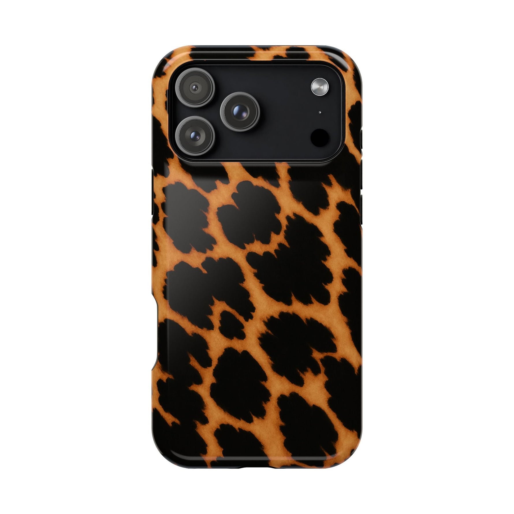 Leopard Print Impact-Resistant iPhone Case with MagSafe Compatibility  Shamo's iPhone 17 Pro Max / Glossy