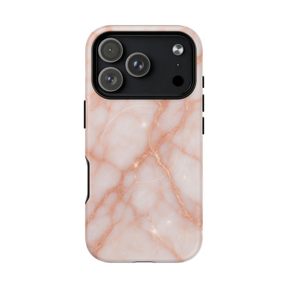 Rose Gold Glam iPhone Case with MagSafe - Shamo's