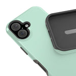 Frosted Mint MagSafe Compatible Impact-Resistant iPhone Case