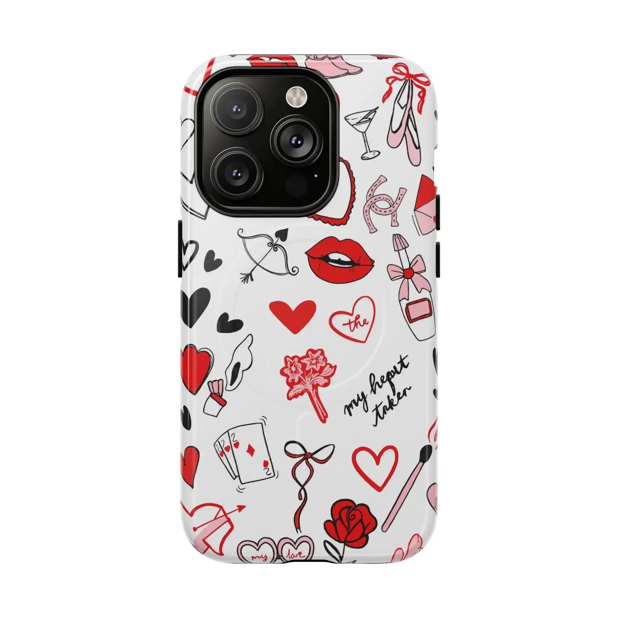 Love Doodle Tough iPhone Case (MagSafe compatible)  Shamo's iPhone 14 Pro / Glossy