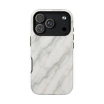 Classic White Marble iPhone Case with MagSafe - Shamo's