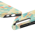 Ocean Wave Tough Phone Case — Pastel Retro Surf Pattern  Shamo's