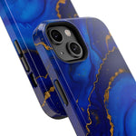 Blue Gold Marble Phone Case  Shamo's
