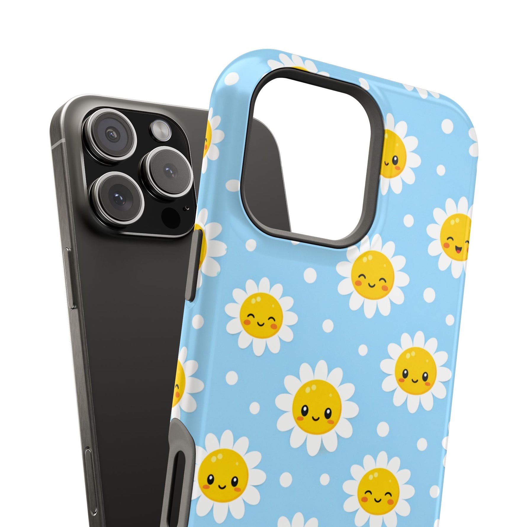 Sunny Daisy MagSafe Compatible Magnetic Phone Case — Impact-Resistant Cover