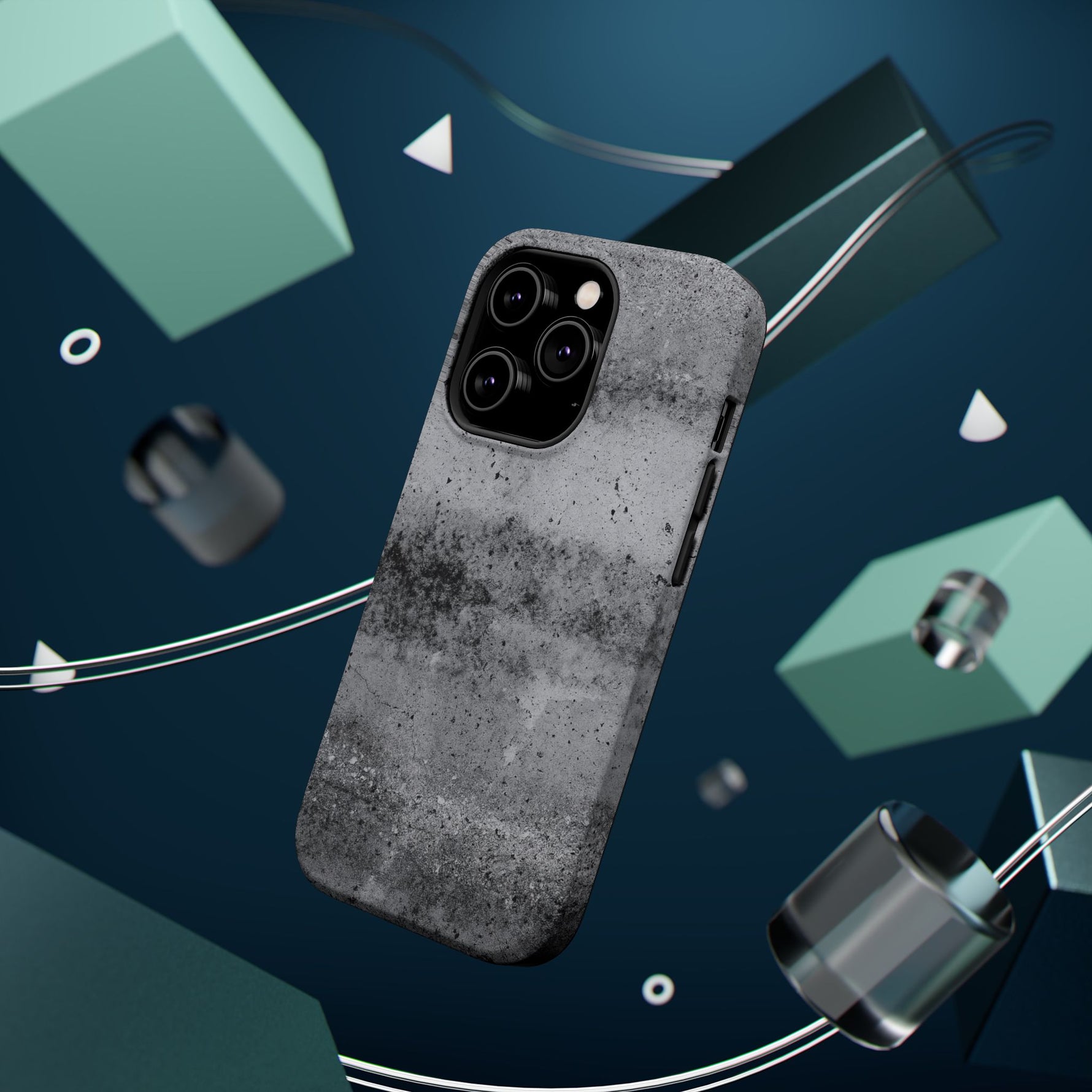 Concrete Pattern iPhone Case with Magsafe Compatibility