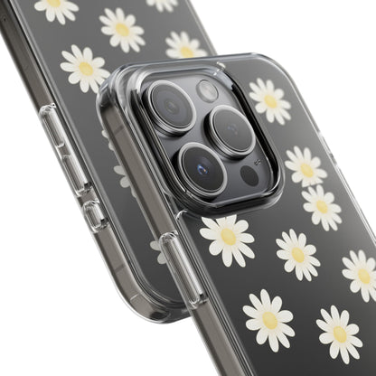 Daisy Floral Clear iPhone Case