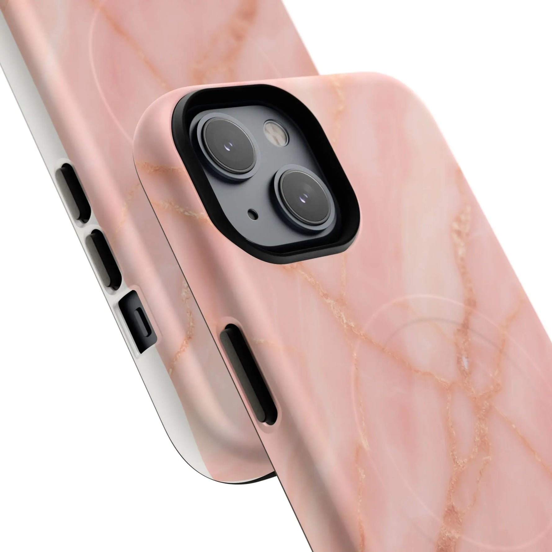 Blush Pink Marble iPhone Case with MagSafe  Shamo's