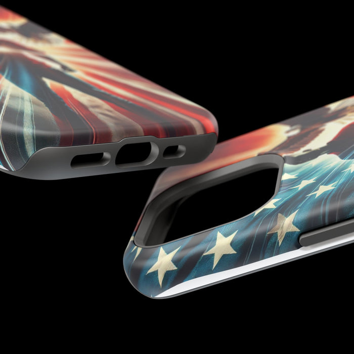 Magnetic Tough Phone Case with MagSafe Compatibility - Proud American Design Edition