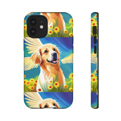 Tough Cases Golden Retriever with Wings Phone case