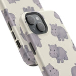 Cute Tiny Hippo Magnetic Impact-Resistant Phone Case